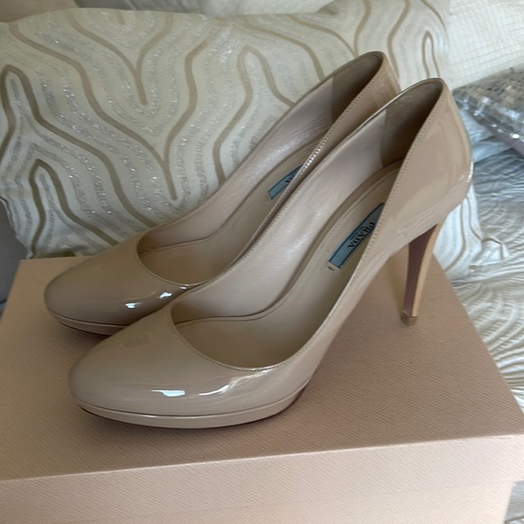 PRADA Pumps size 39.5 Calzature Donna, Vernice Basic, Cipria/Nude - Picture 9 of 17